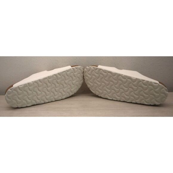 Birkenstock 1027339 Women's Sz EUR 37 US 6 Soft Beige Leather Arizona BS Sandals - Picture 4 of 16